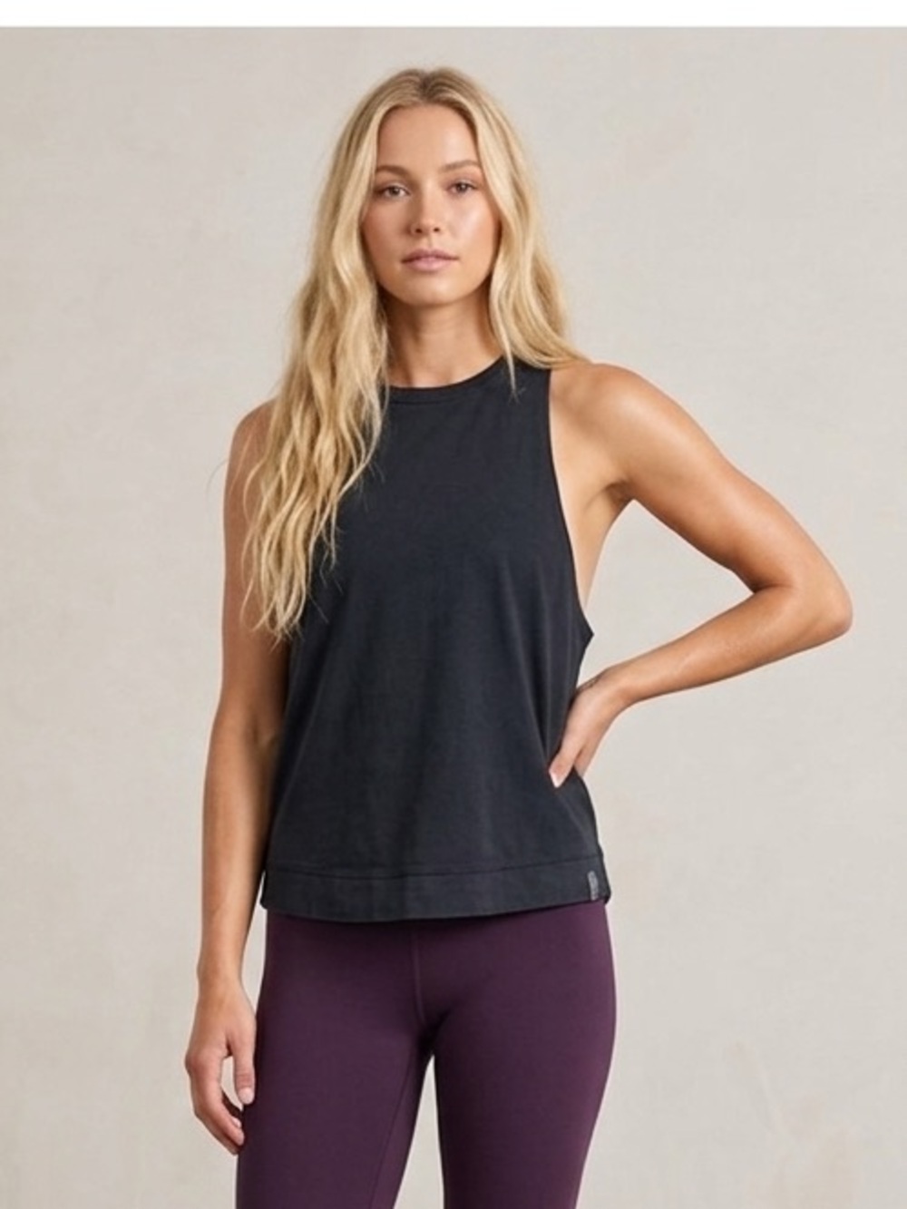 Free People Movement Black Tank